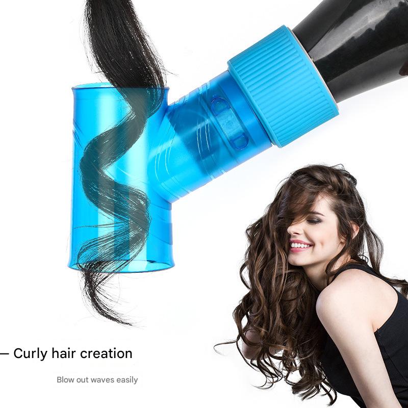 Black Wind Spin Hair Curler Diffuser - Universal Hair Dryer Attachment for Effortless Waves and Curls - Image 6