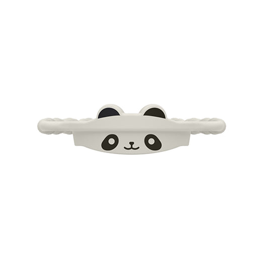 2 Pcs White and Black Panda Adorable Animal Silicone Cup Carrier - Portable Reusable Handle for Water Cup(cup not included)