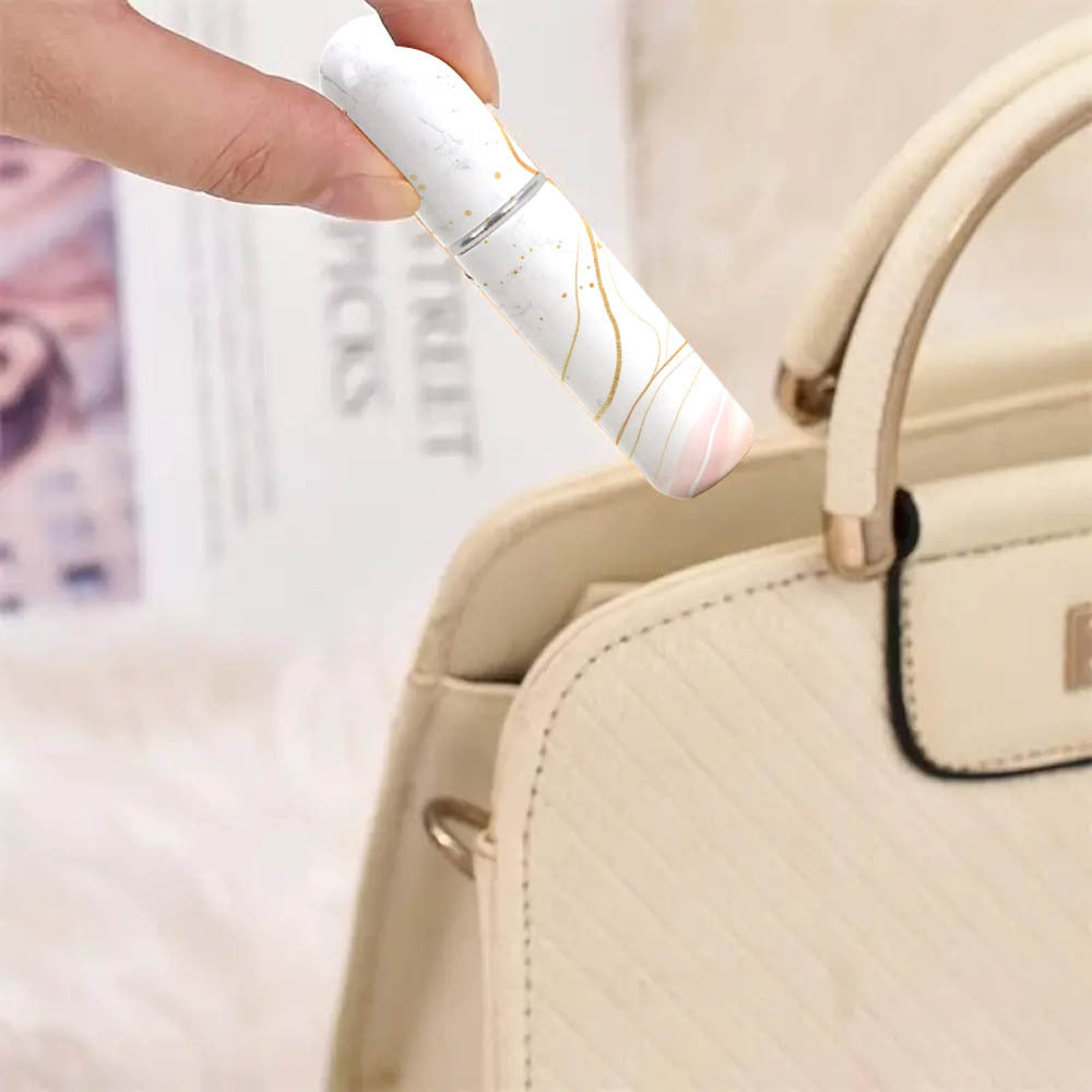 Light Green Chic Marble Travel Perfume Atomizer Set (3-Pack) - 5ml Leakproof Bottom-Fill Spray Bottles - Image 6