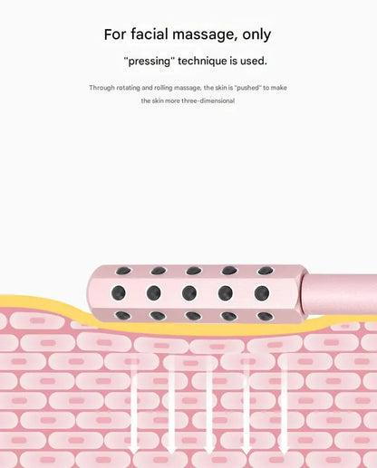 Black Germanium Stone Facial Roller - Uplifting & Sculpting Beauty Massager for Face and Body - Image 6