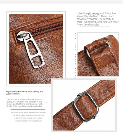 Black Women's Crossbody Bag Soft PU Leather Shoulder Phone Bag Vintage European Style Small Messenger Purse - Image 5