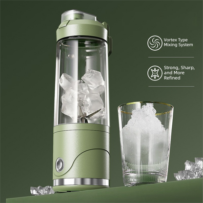 Black Portable Automatic Rechargeable Blender Wireless Juicer Mini Ice Crusher for Smoothies & Shakes - Image 2