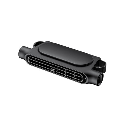 Black Car Seat Back Headrest Fan USB Powered Turbine Cooling Fan with 3 Adjustable Speeds