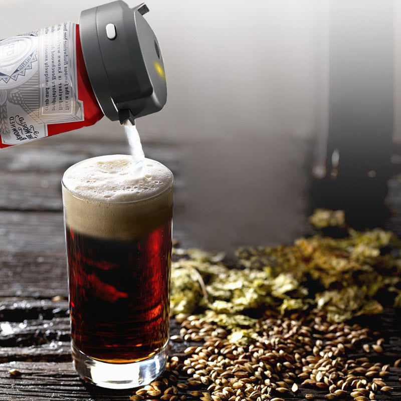 Portable Ultrasonic Beer Foam Maker - Clip-On Canned Beer Dispenser for Creamy Head - Battery Operated Bar Accessory - Image 6