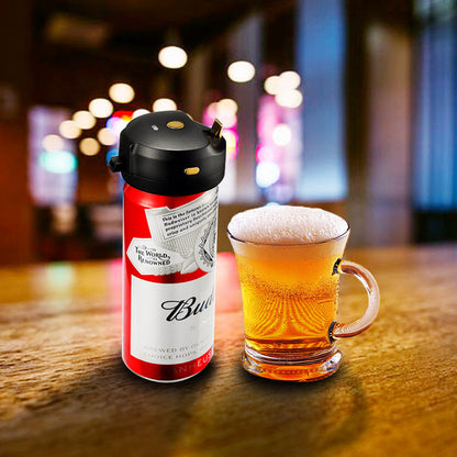 Portable Ultrasonic Beer Foam Maker - Clip-On Canned Beer Dispenser for Creamy Head - Battery Operated Bar Accessory - Image 7