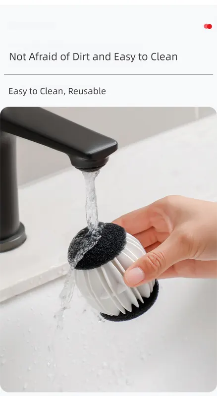 Magic Laundry Balls Set of 4 - Anti-Pilling Fuzzy Lint Remover for Washing Machine - Image 4