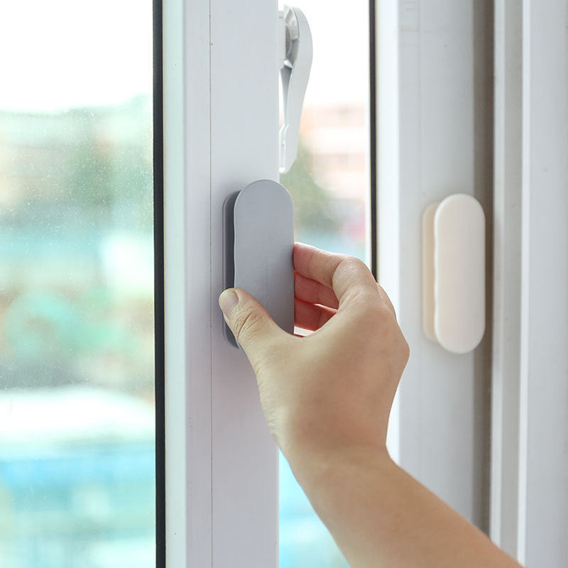 White 10-Pack No-Drill Window Handle Cabinet Pulls - Adhesive Mounting for Easy Installation - Image 4