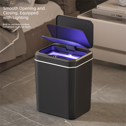 Black Smart Sensor Trash Can – 20L Capacity, Touch-Free Operation with Odor-Blocking & Waterproof Design - Image 6