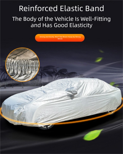 Silver YM Off-Road Vehicle Cover – 170T taffeta fabric, all-weather vehicle protection(4500×1800×1680MM)