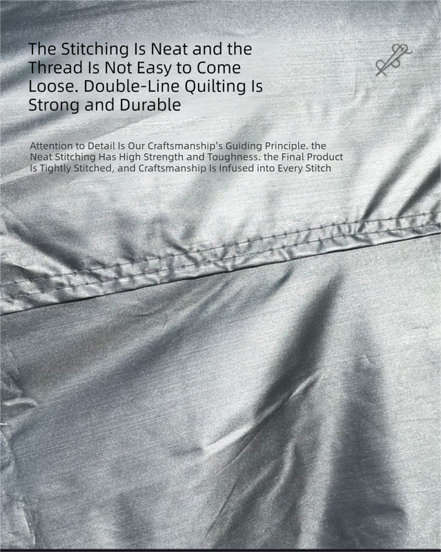 Silver YXL Off-Road Vehicle Cover – 170T taffeta fabric, all-weather vehicle protection(4900×2000×1850MM) - Image 4