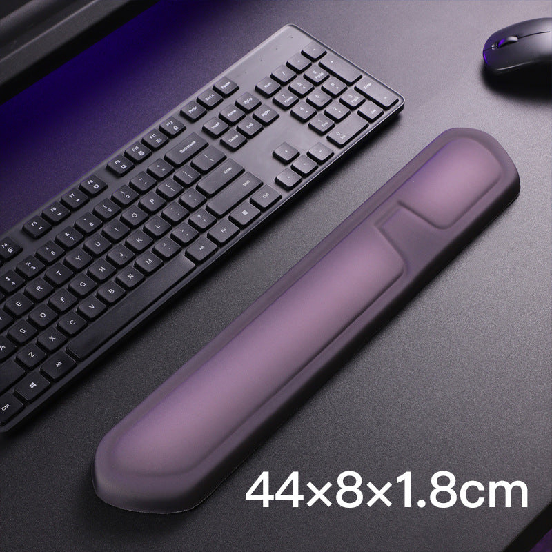 Purple Comfortable Memory Foam Wrist Rest Set – Ergonomic Mouse Pad & Keyboard Hand Support for Office and Home Use - Image 2