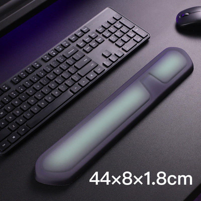 Purple and Green Comfortable Memory Foam Wrist Rest Set – Ergonomic Mouse Pad & Keyboard Hand Support for Office and Home Use - Image 2