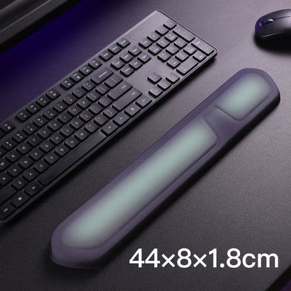 Purple and Green Comfortable Memory Foam Wrist Rest Set – Ergonomic Mouse Pad & Keyboard Hand Support for Office and Home Use - Image 2