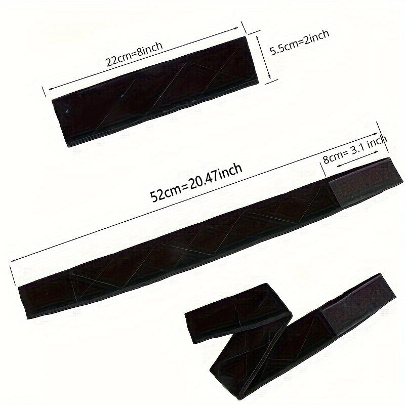 3-Pack Coffee Velvet Wig Headband – Soft, Stretchy & Secure Lace Wig Band for Seamless Hairpiece Fit - Image 3