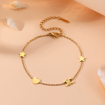 Stylish Stainless Steel Jewelry Set – Elegance Meets Durability with Parisian Arc de Triomphe Design - Image 4