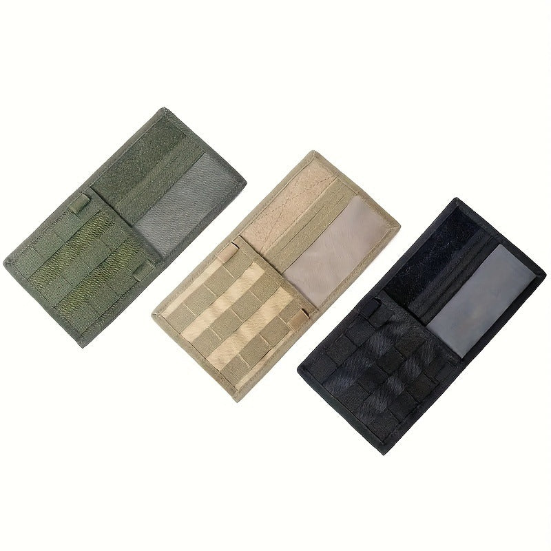 2 Pcs Khaki Car Sun Visor Organizer – Multi-Purpose Tactical Storage Bag for Tools, Cards & Gear - Image 2