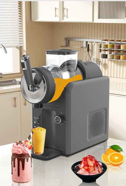 Dark Grey Compact Home Cold Drink & Ice Cream Maker – Multi-Functional Slush, Milkshake, Coffee, Cocktail & Ice Cream Machine with Auto-Clean Function (AU Plug) - Image 2