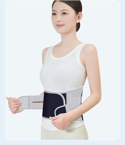 Size XXL Grey Wide Breathable Lumbar Support Belt  – Adjustable Back Brace for Pain Relief & Posture Correction - Image 4