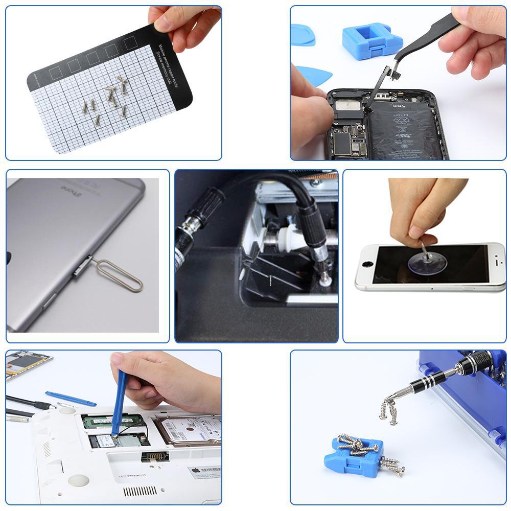 Professional 140-in-1 Precision Screwdriver Repair Tool Kit in Portable Oxford Bag(blue) - Image 6