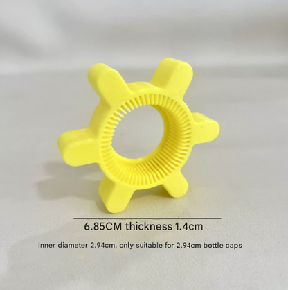 20-Pack Yellow Easy Twist Bottle Cap Opener - Ergonomic Grip for Soda & Drinks - Image 2