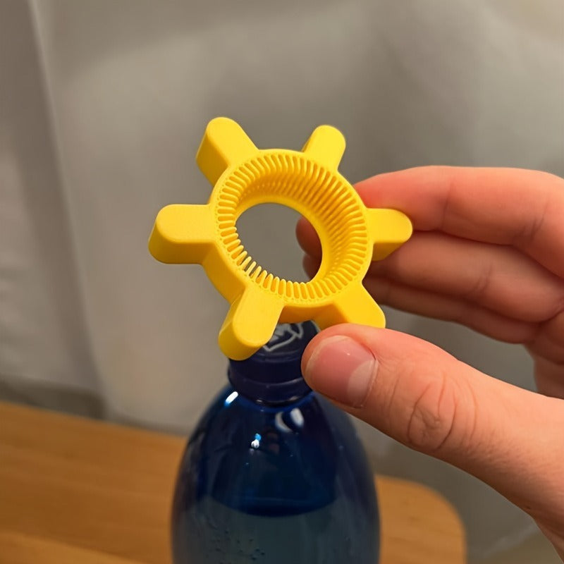 20-Pack Yellow Easy Twist Bottle Cap Opener - Ergonomic Grip for Soda & Drinks - Image 3