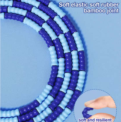 10 Pcs Blue Soft Beaded Jump Ropes, Tangle-Free Beaded Jump Rope - Adjustable Segmented Skipping Rope for Kids & Adults Fitness - Image 3
