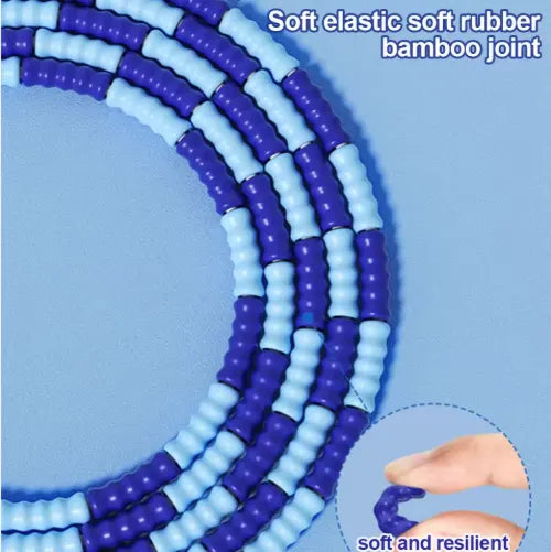 10 Pcs Purple Soft Beaded Jump Ropes, Tangle-Free Beaded Jump Rope - Adjustable Segmented Skipping Rope for Kids & Adults Fitness - Image 3