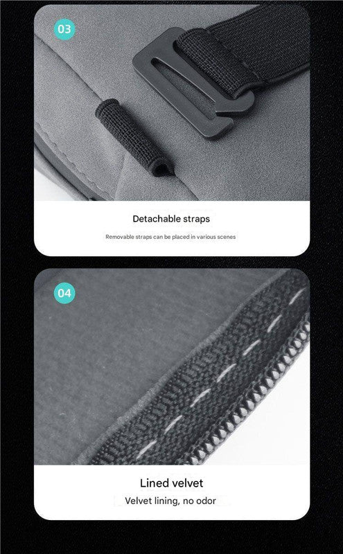 Black 2-Pack  Luxury Faux Suede Car Tissue Box - Visor Clip & Strap for Armrest or Seat Back - Image 5