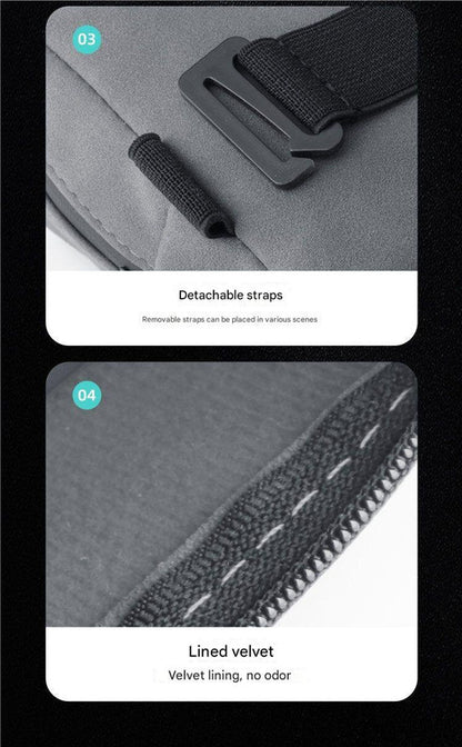 Grey 2-Pack  Luxury Faux Suede Car Tissue Box - Visor Clip & Strap for Armrest or Seat Back - Image 5