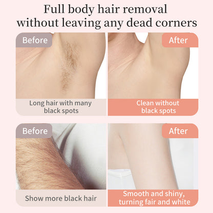 Pink Rechargeable 2-in-1 Electric Shaver for Women - Dual-Head Bikini Trimmer & Body Hair Remover - Image 5