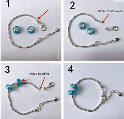Gold Christmas Advent Calendar DIY Jewelry Kit - 24 Surprises with Gold-Tone Charm Bracelet & Necklace - Image 2