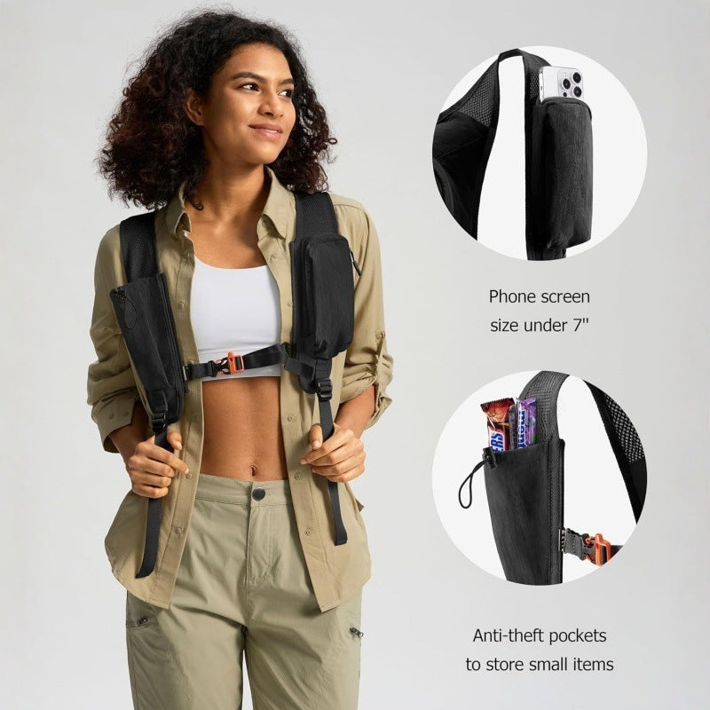 Grey Ultra-Lightweight Packable Backpack (10L) - Foldable Daypack for Travel, Hiking & Sports - Image 4