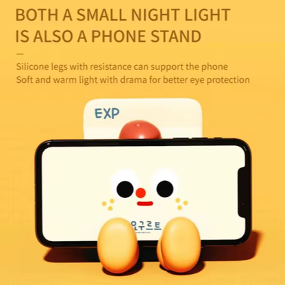 Adorable Milk Carton LED Night Light - USB Rechargeable Silicone Lamp with Tap Control, Timer & 3 Brightness Levels - Image 3