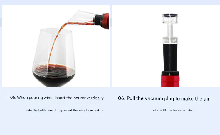 Complete Electric Wine Opener Gift Set - Rechargeable Corkscrew with Foil Cutter, Pourer, Vacuum Stopper & Charging Base - Image 3