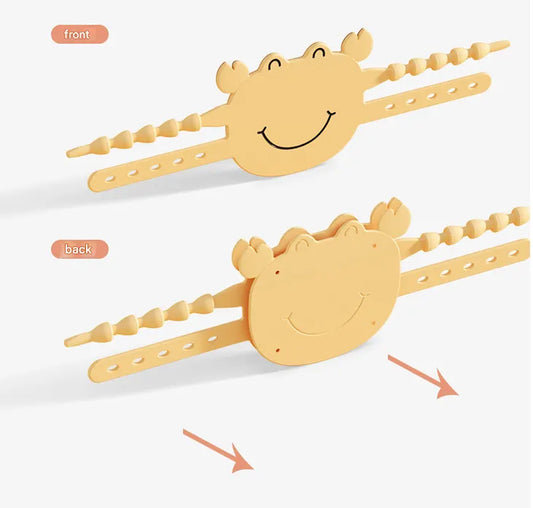 Yellow (6-Pack) Cute Crab Door Slam Stopper Set- Silicone Anti-Pinch & Quiet Latch Guard - Image 3
