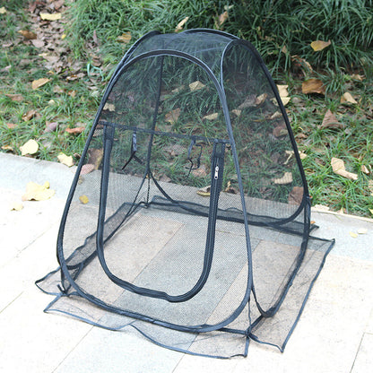 Portable Outdoor Mosquito Net Tent - Pop-Up Breathable Mesh Shelter for Camping & Patios - Image 2