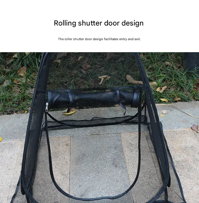 Portable Outdoor Mosquito Net Tent - Pop-Up Breathable Mesh Shelter for Camping & Patios - Image 3