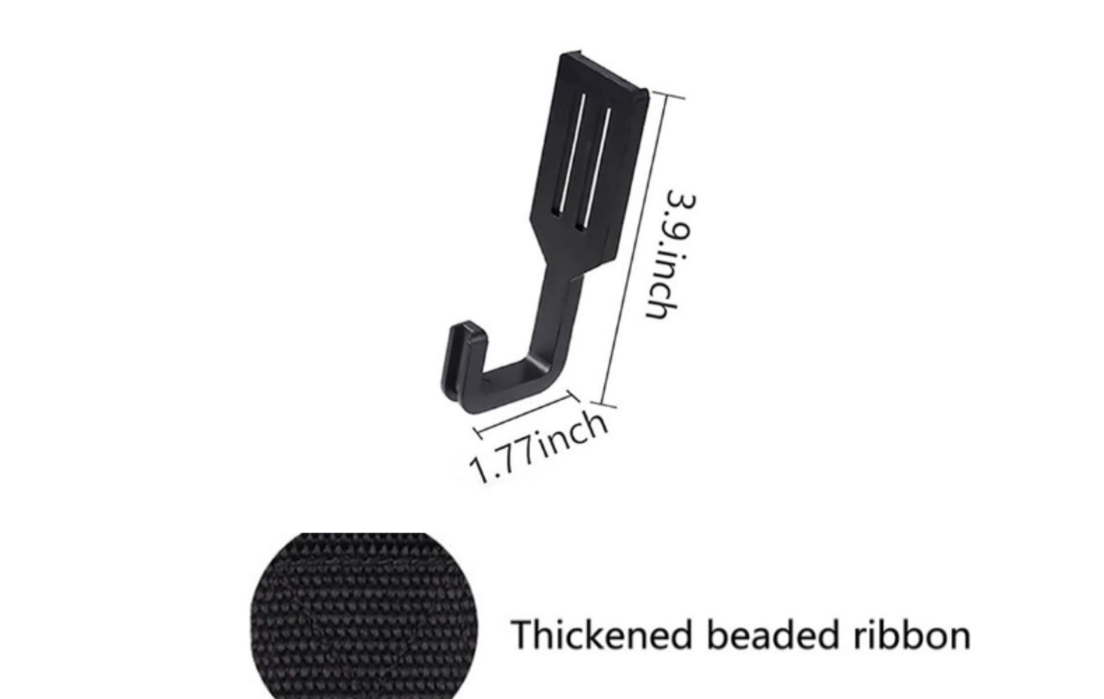 2-Piece Tree Stand Gear Hanger Set - Tactical Webbing Straps with 5 Hooks for Hunting & Camping - Image 2