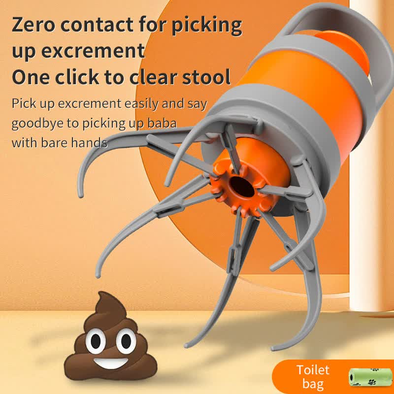 Portable Pet Waste Scooper - Compact & Hygienic Poop Picker for Dogs & Cats On-the-Go - Image 2