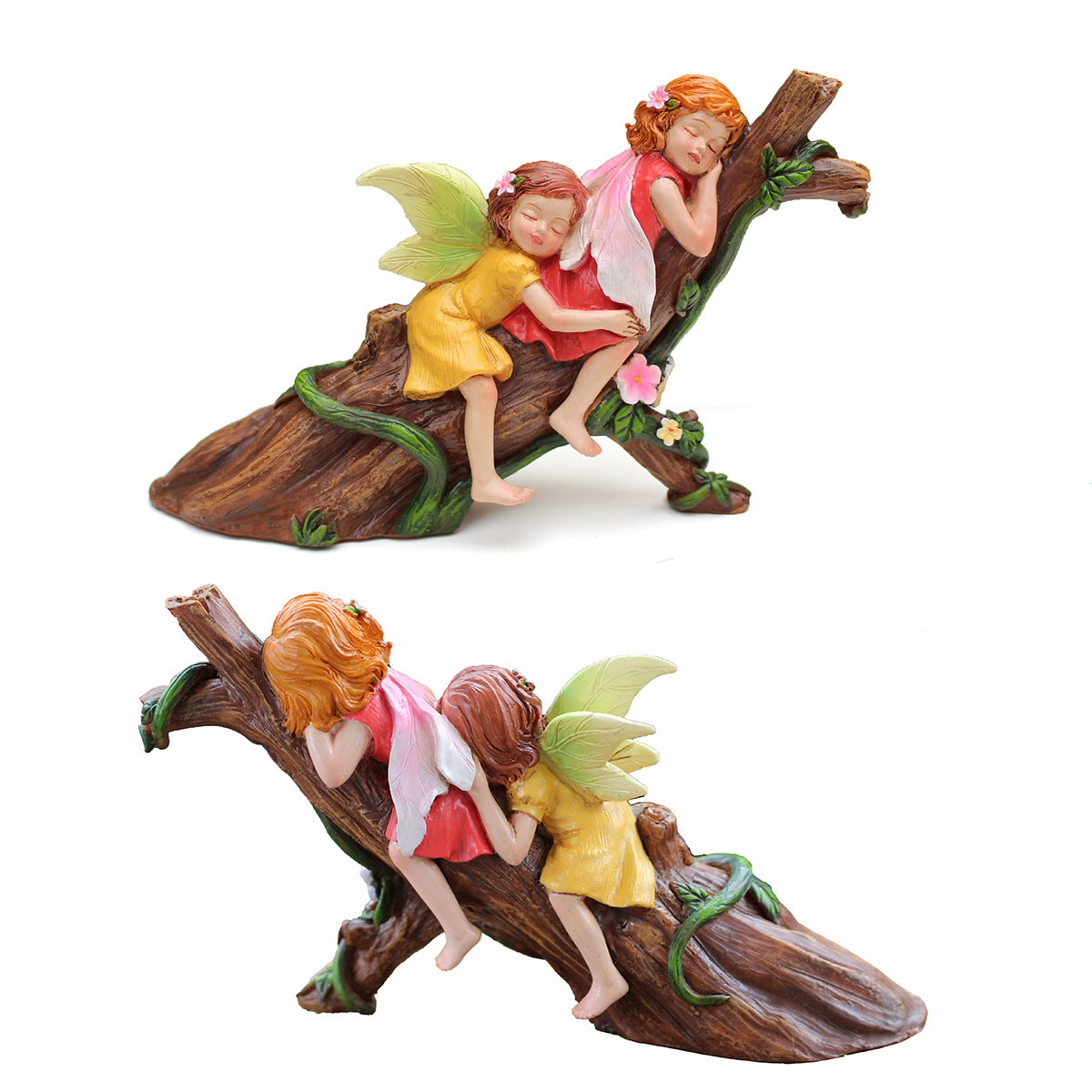Garden Flower Fairy Resin Craft Ornament - Angel Decoration Micro Landscape - Image 3