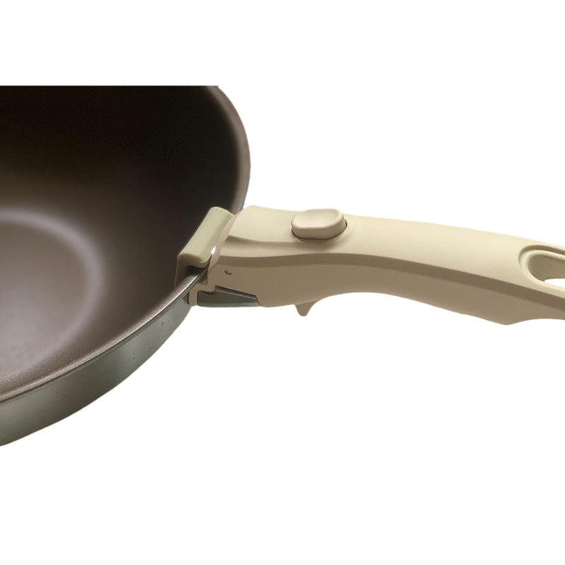White Universal Detachable Pot Handle - Anti-Scald Handle Accessory for Milk Pots & Woks, General Purpose - Image 3