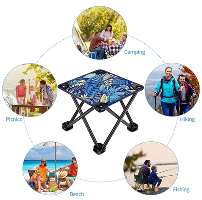 2-Pack Portable Outdoor Fishing Stool - Multi-Functional Leisure Chair for Camping, Art, Beach & More (28x28x24 cm) - Image 3