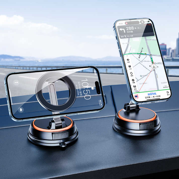 360 Degree Rotating Magnetic Phone Holder - Strong Suction and Stable Design - Image 2