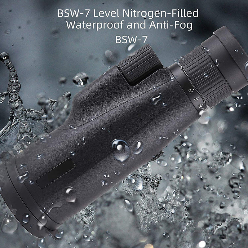 10-30X50 High Power Zoom Monocular Telescope Set with Smartphone Holder and Tripod Waterproof HD Spotting Scope for Bird Watching Camping and Concerts - Image 3