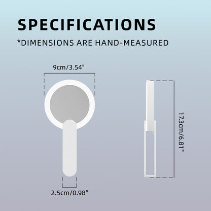 Portable LED Makeup Mirror Foldable Handheld Vanity Light Compact Travel Cosmetic Mirror for Women and Students - Image 2