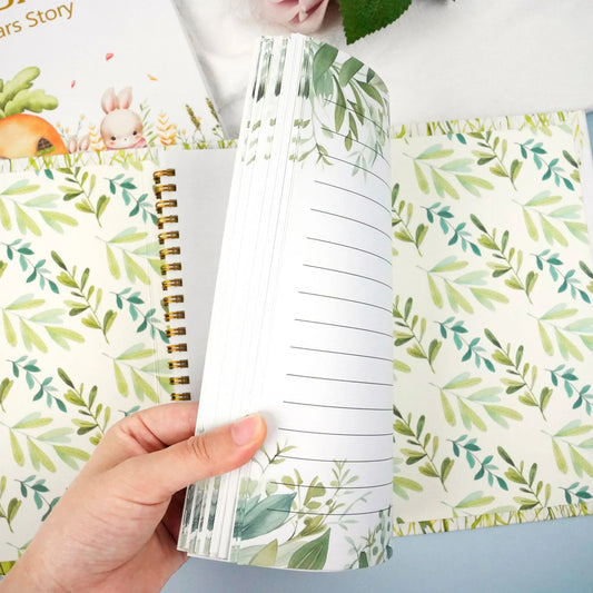 Little Bear Cub Printed Baby Memory Book with Gift Box Hardcover Milestone Journal Your First Years Story Cute Bunny Theme for Boys Girls Pregnancy to Toddler Keepsake - Image 2