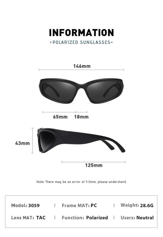 2 Pack Purple Frame + Blue Frame Sports Sunglasses Men Small Frame Cycling Glasses Anti-Glare UV Protection Outdoor Eyewear Ideal for Driving and Running - Image 6