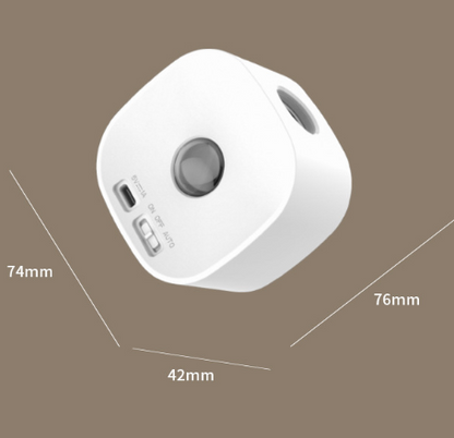 White Rechargeable Motion Sensor Wall Light Dual Light Source Magnetic LED Night Lamp with 3 Brightness Levels and Type-C Charging for Hallway and Bedroom - Image 4