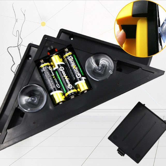 Yellow 90 Degree Laser Square Level Tool - Right Angle Line Projector for Tiling & Flooring Layout - Dual Bubble Alignment Aid for DIY Renovation (190mm) - Image 3