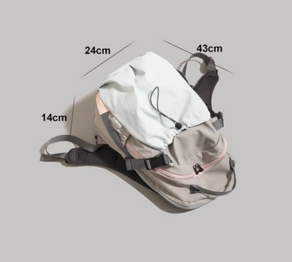 Green Minimalist Laptop Backpack Large Capacity 43cm for Men and Women - Unisex Casual School Bag for Uni and Work - Image 2